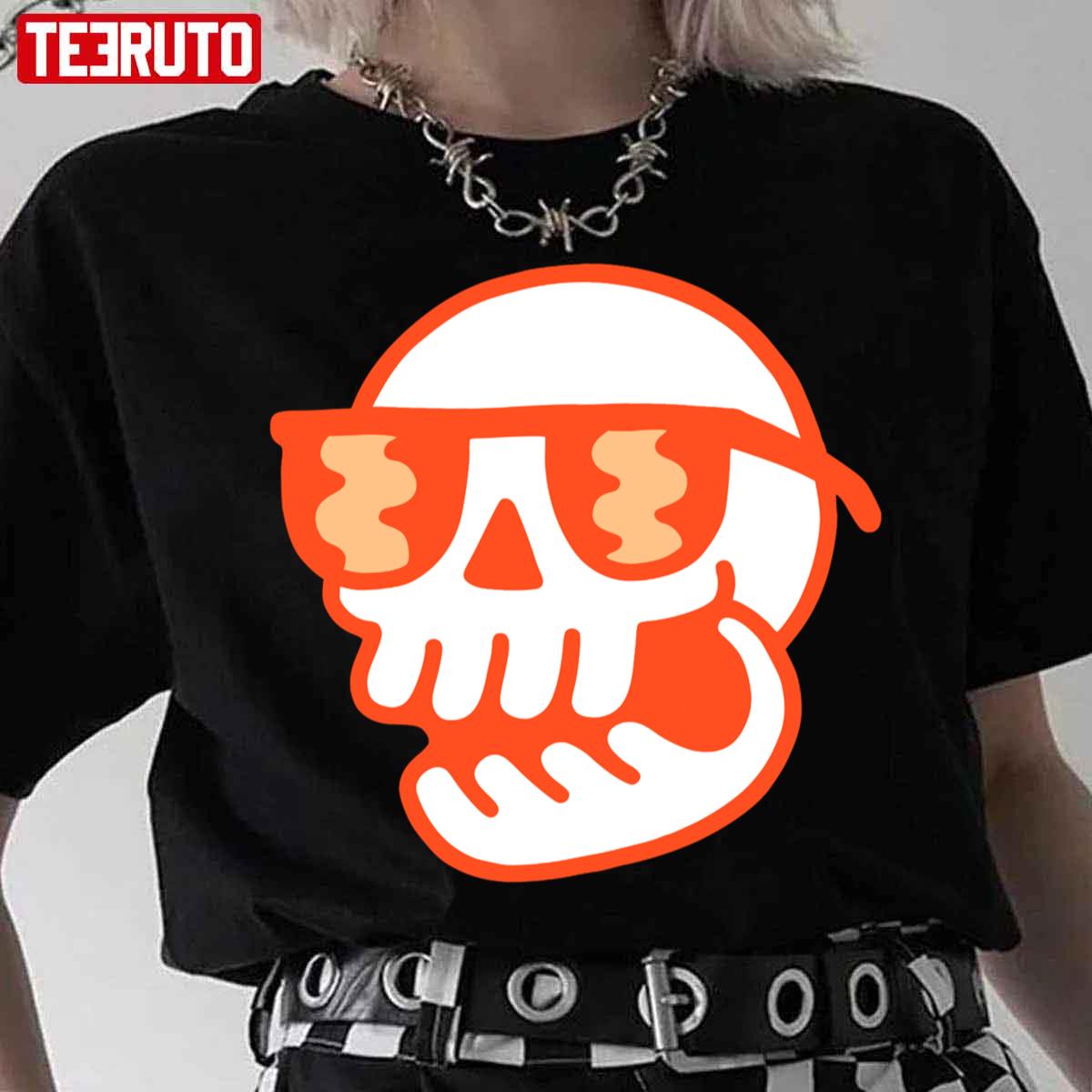 Chill Skull Halloween Unisex T-Shirt