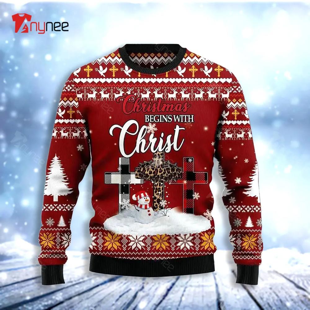 Christian Noel Christmas Ugly Christmas Sweater- Best Christmas Gifts 2023