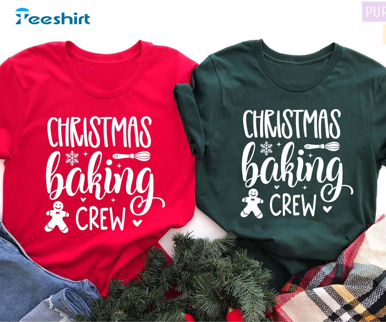 Christmas Baking Crew Shirt – Christmas Vintage Unisex T-shirt Long Sleeve