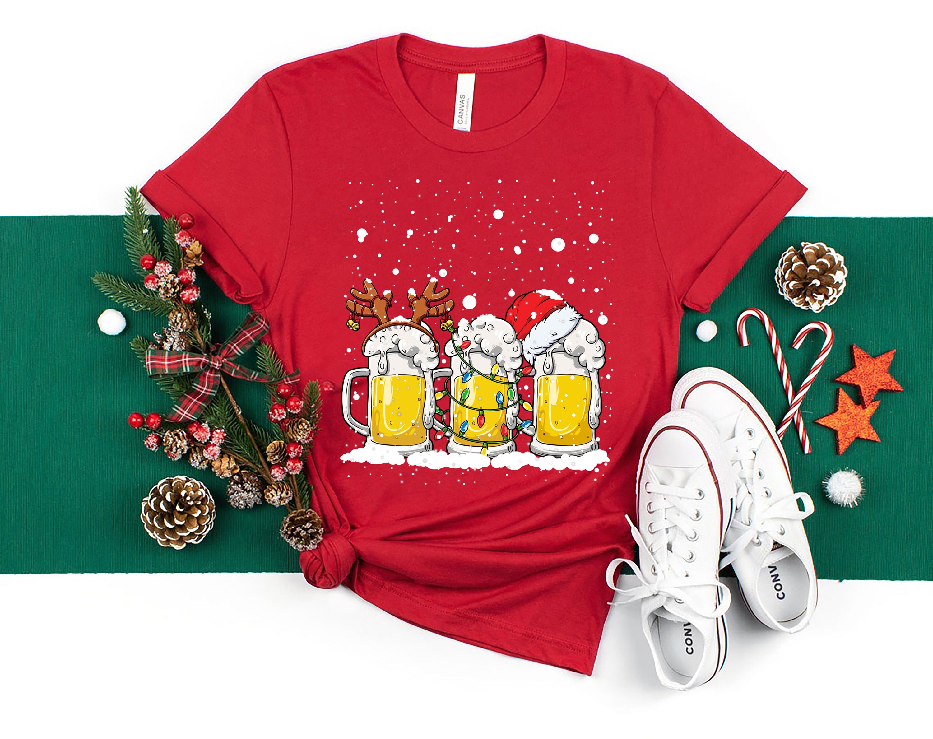 Christmas Beer Shirt Most Wonderful Time for a Beer T-shirt