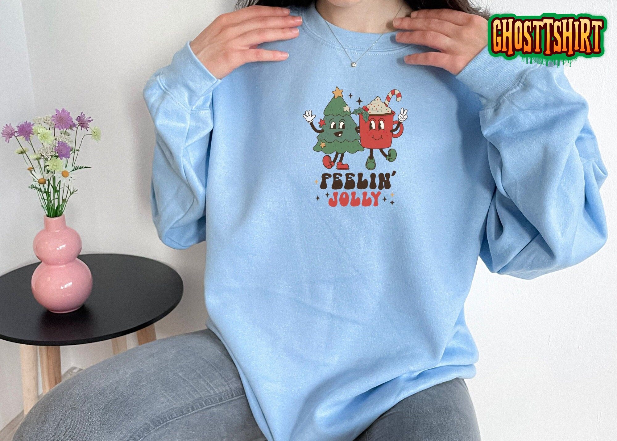 Christmas Coffee Feelin Jolly Sweatshirt