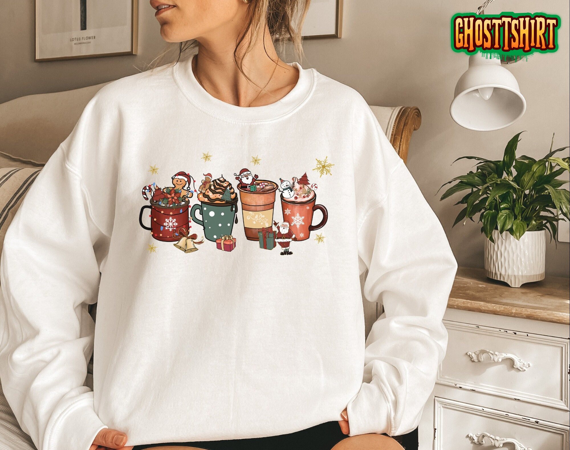 Christmas Coffee Gift Sweatshirt Christmas Coffee Gift Sweatshirt