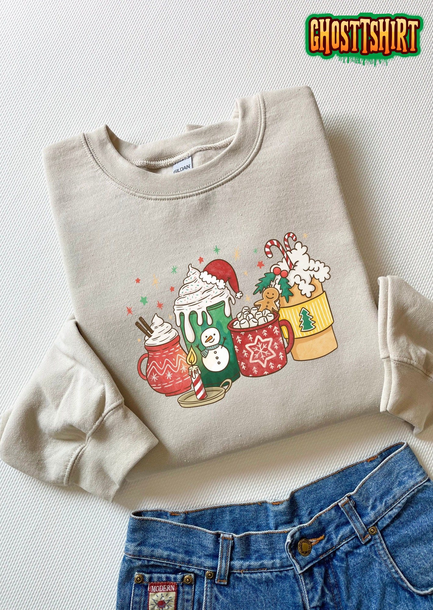 Christmas Coffee Sweatshirt For Family