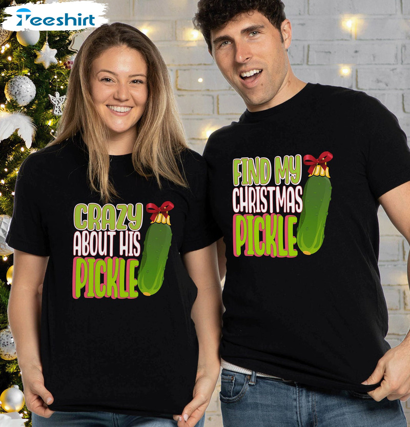 Christmas Couple Shirts – Pickle And Cinnamon Rolls Sweatshirt Hoodie