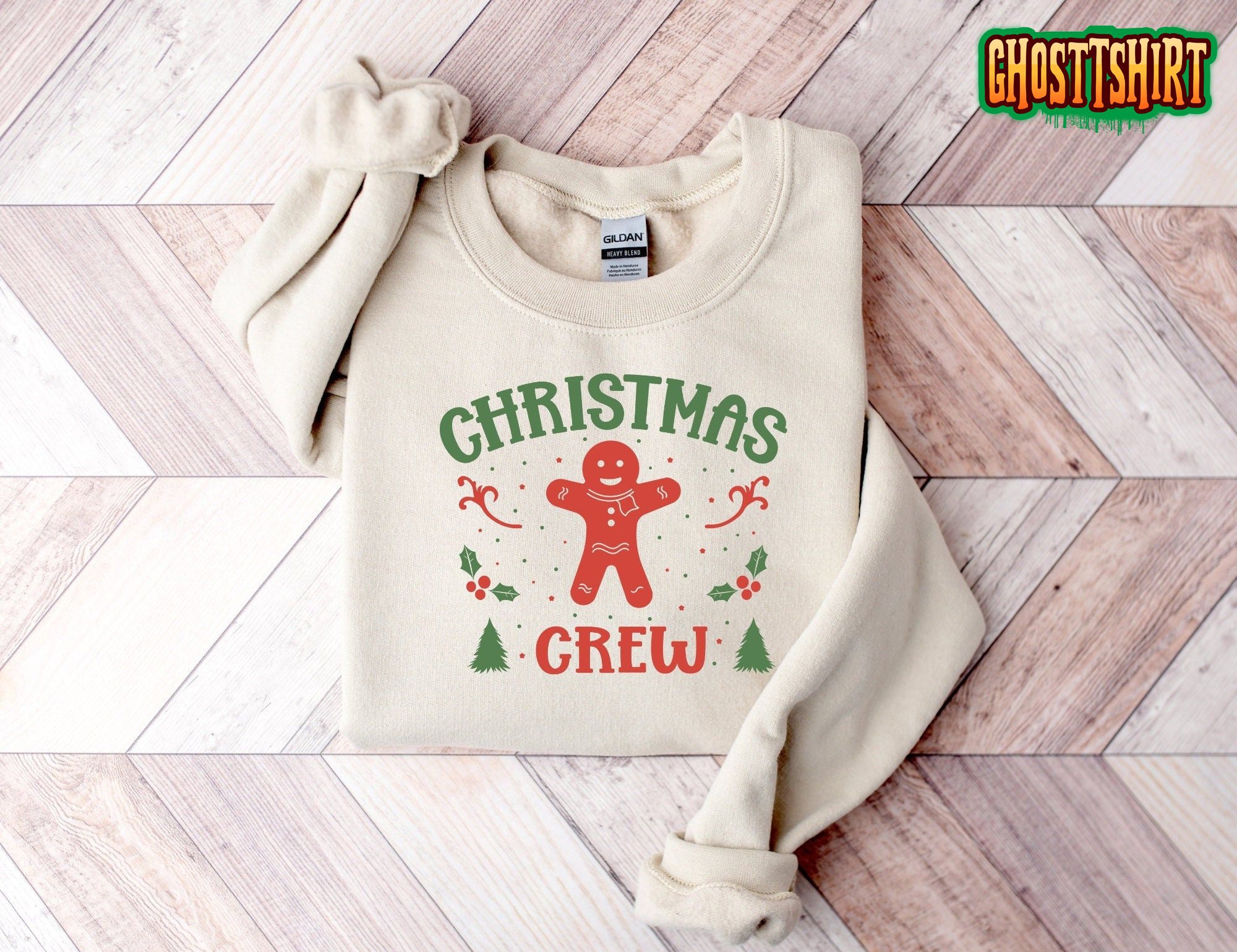 Christmas Crew Merry Xmas Funny Sweatshirt