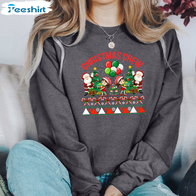 Christmas Crew Shirt – Christmas Holliday Matching Sweatshirt For Family