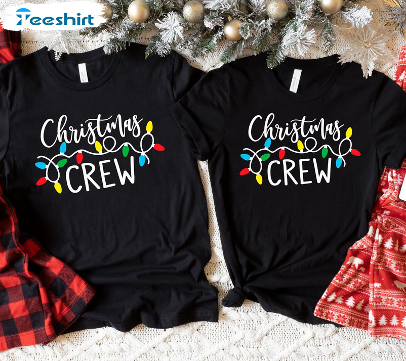 Christmas Crew Shirt – Christmas Light Vintage Sweatshirt Long Sleeve