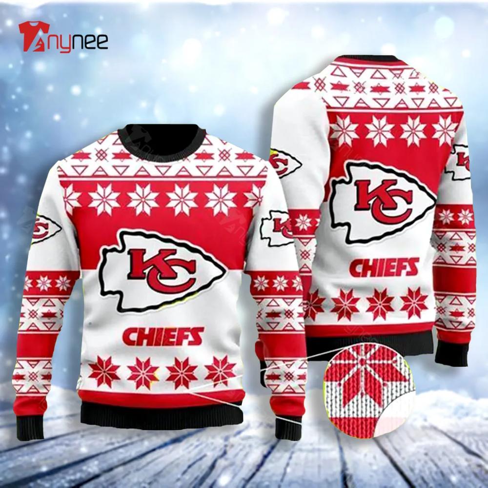 Christmas For Fans Kansas City Chiefs Ugly Christmas Sweater- Best Christmas Gifts 2023