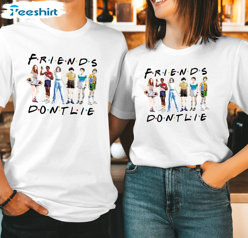 Christmas Friends Don’t Lie Shirt, Running Up Eleven Hoodie Tee Tops