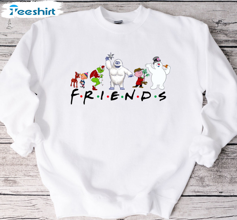 Christmas Friends Shirt, Christmas Party Sweater Crewneck