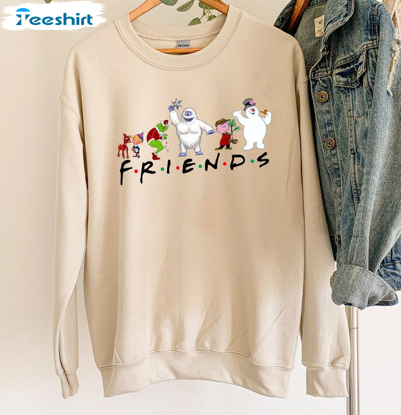 Christmas Friends Shirt, Christmas Party Sweater Crewneck