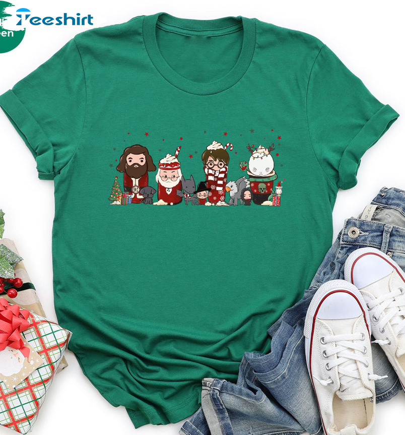 Christmas Harry Coffee Shirt, Cute Kids Christmas Unisex T-shirt Short Sleeve