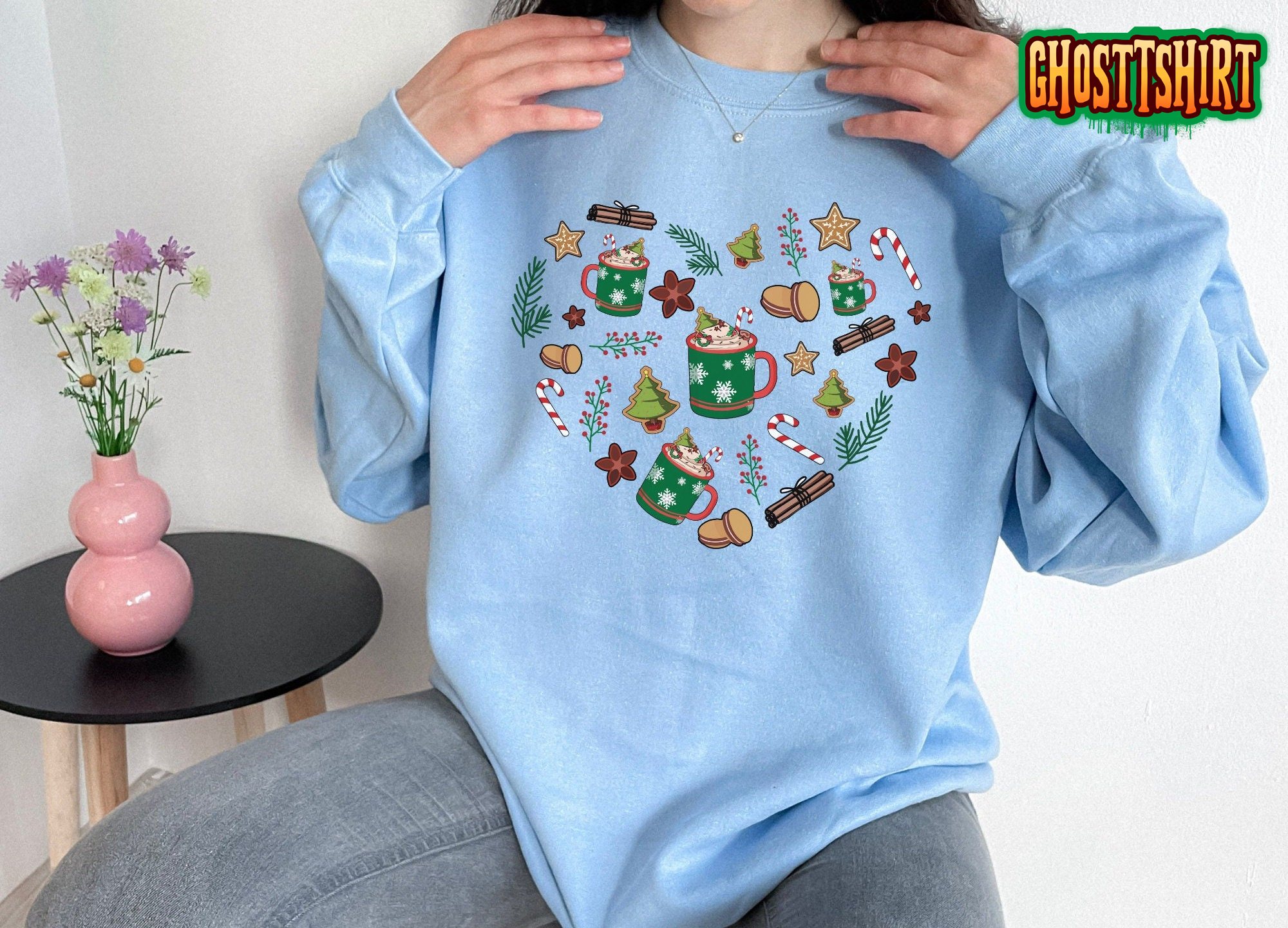 Christmas Heart Sweatshirt