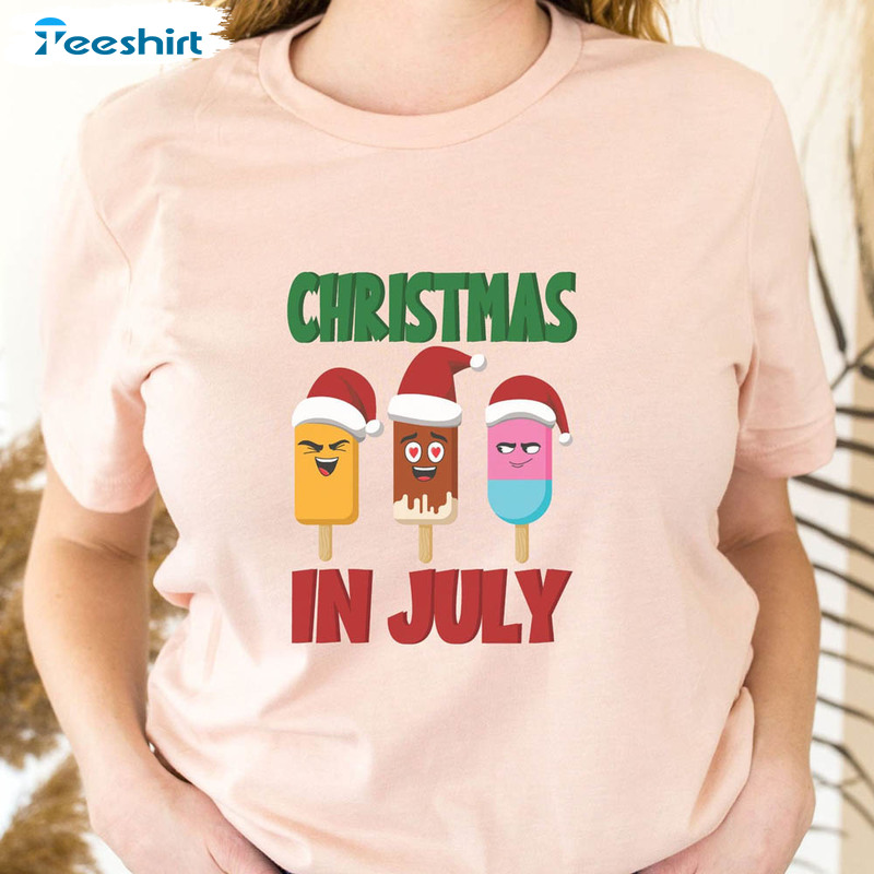 Christmas In July Popsicle Funny Shirt For All People