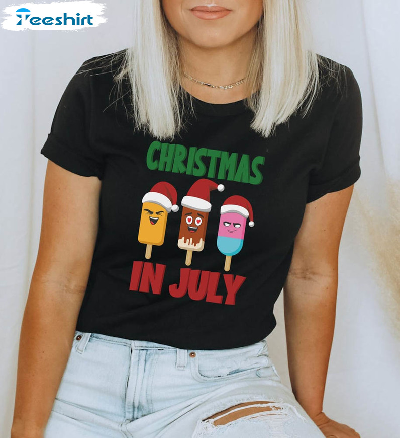 Christmas In July Popsicle Funny Shirt For All People