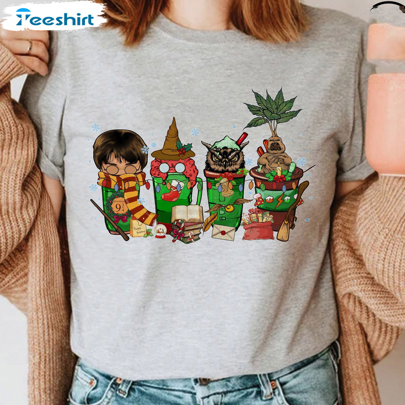 Christmas Latte Coffee Shirt – Universal Studios Magic Sweatshirt Long Sleeve