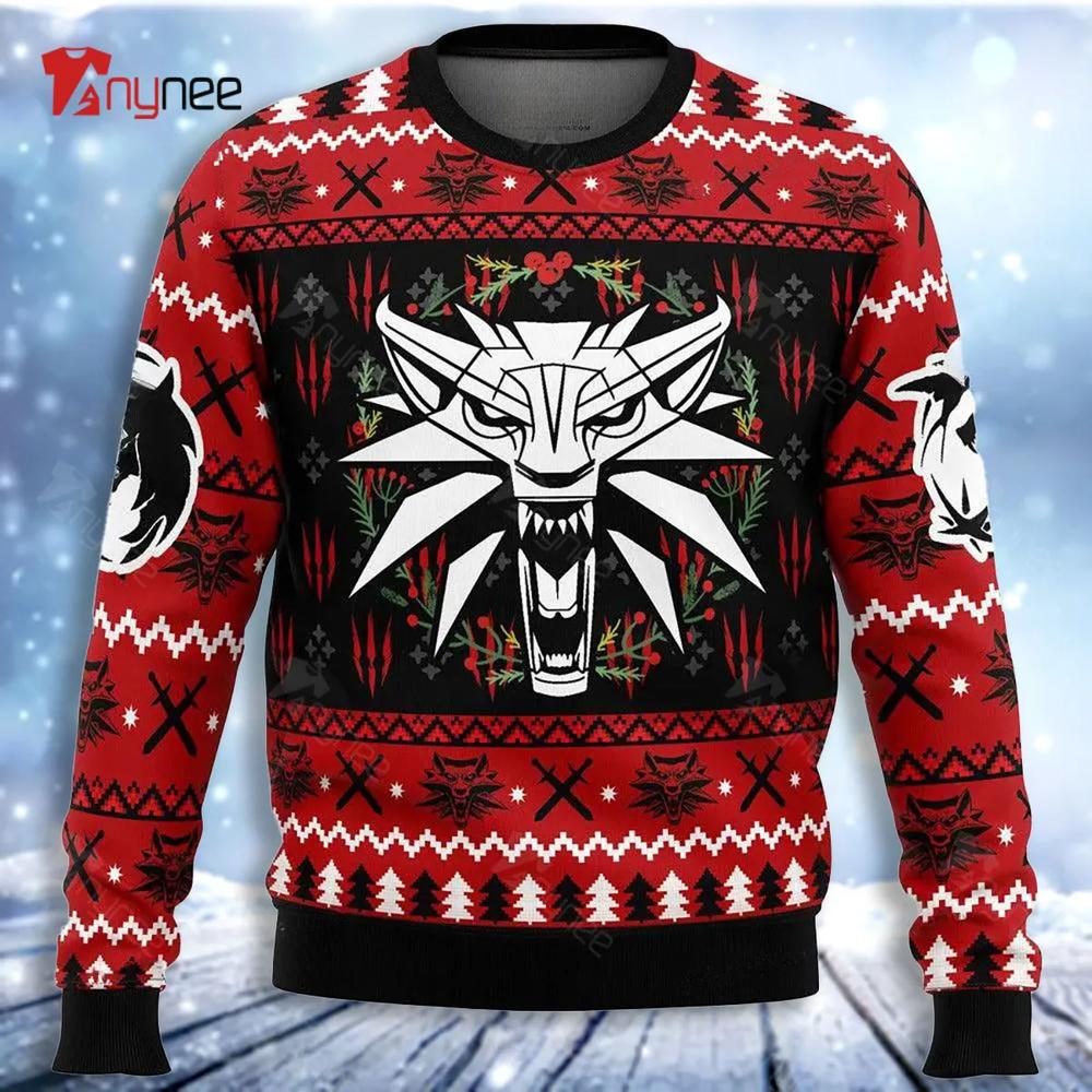 Christmas Monster The Witcher Ugly Christmas Sweater- Best Christmas Gifts 2023