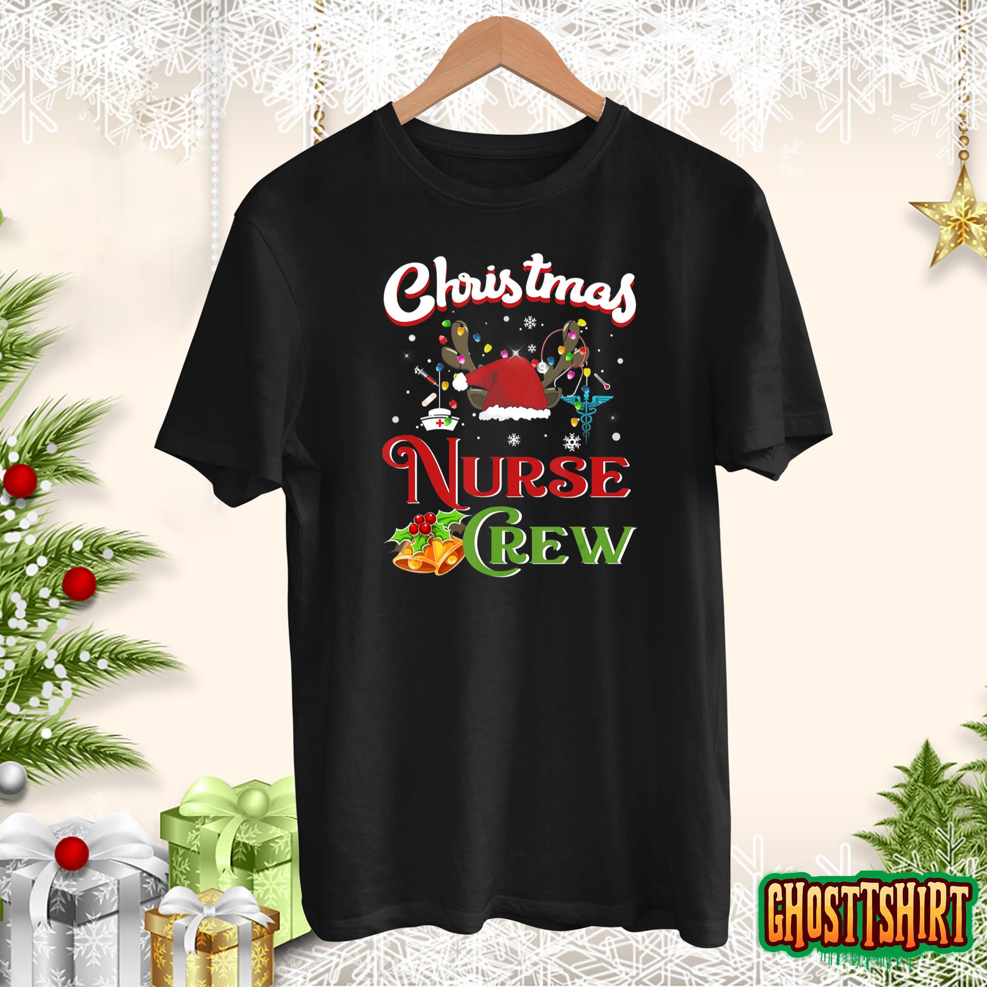 Christmas Nurse Crew Funny Reindeer Nursing Xmas Party Gifts Sweatshirt