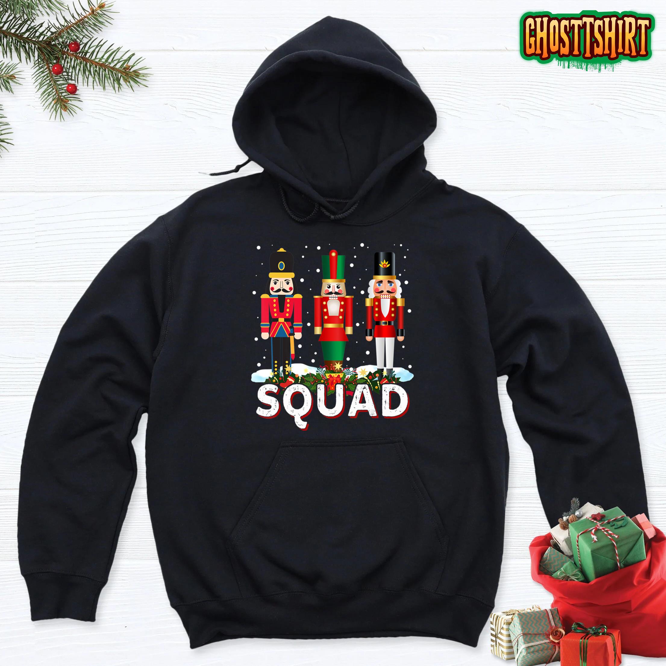 Christmas Nutcracker Squad Ballet Dance Funny Holiday Hoodie