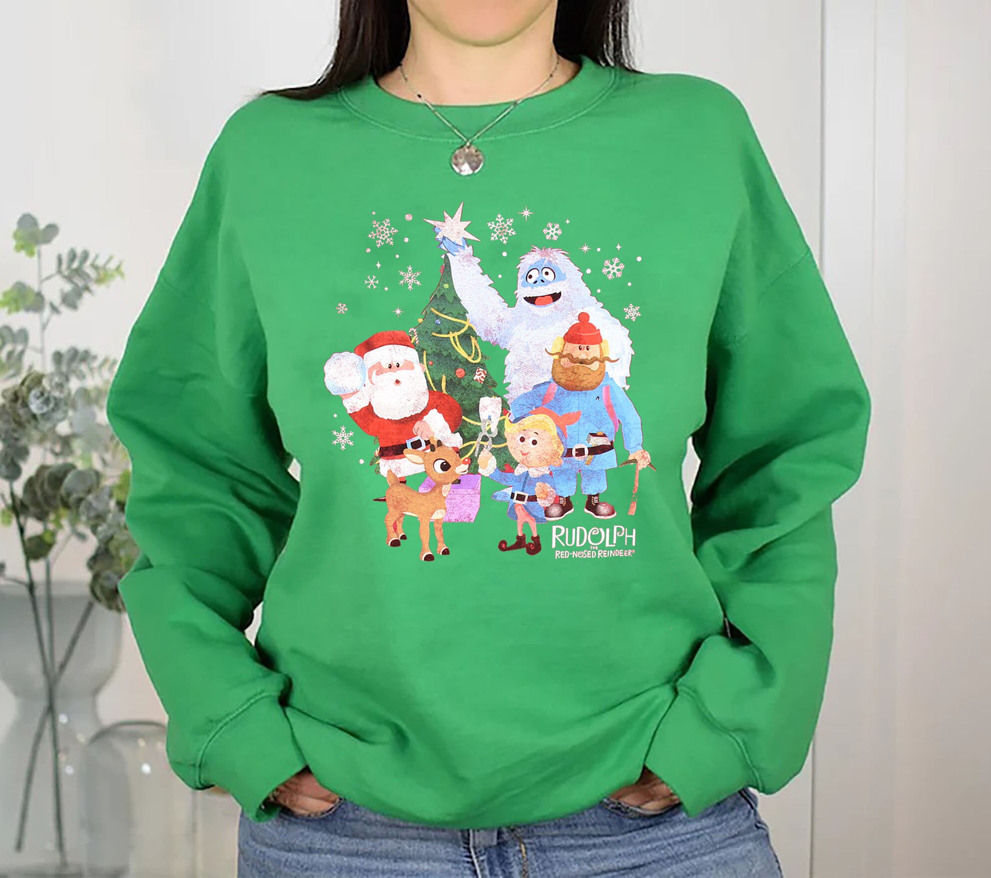 Christmas Rudolph The Red Nosed Reindeer Cute Sweatshirt