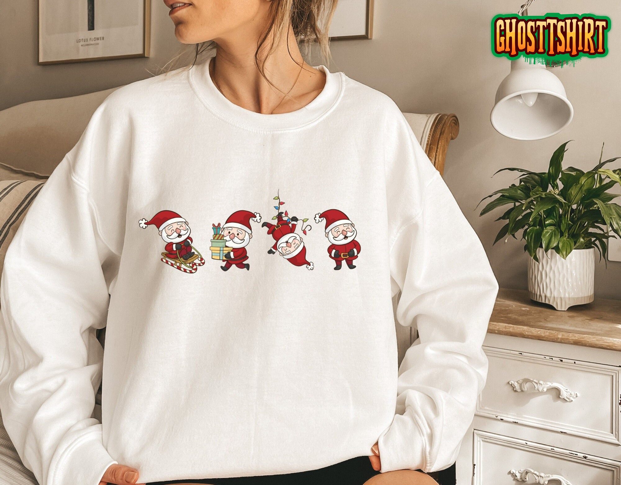 Christmas Santa Cute Sweatshirt