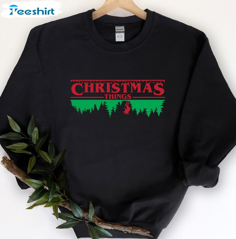 Christmas Things Shirt, Christmas Long Sleeve Sweatshirt For Family