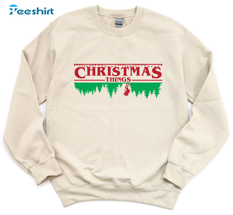 Christmas Things Shirt, Christmas Long Sleeve Sweatshirt For Family