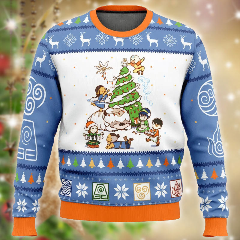 Christmas Tree Avatar The Last Airbender Ugly Sweater – Best Christmas Gifts 2023