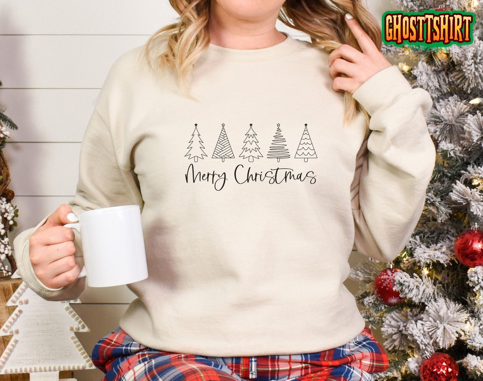 Christmas Tree Merry Xmas Sweatshirt