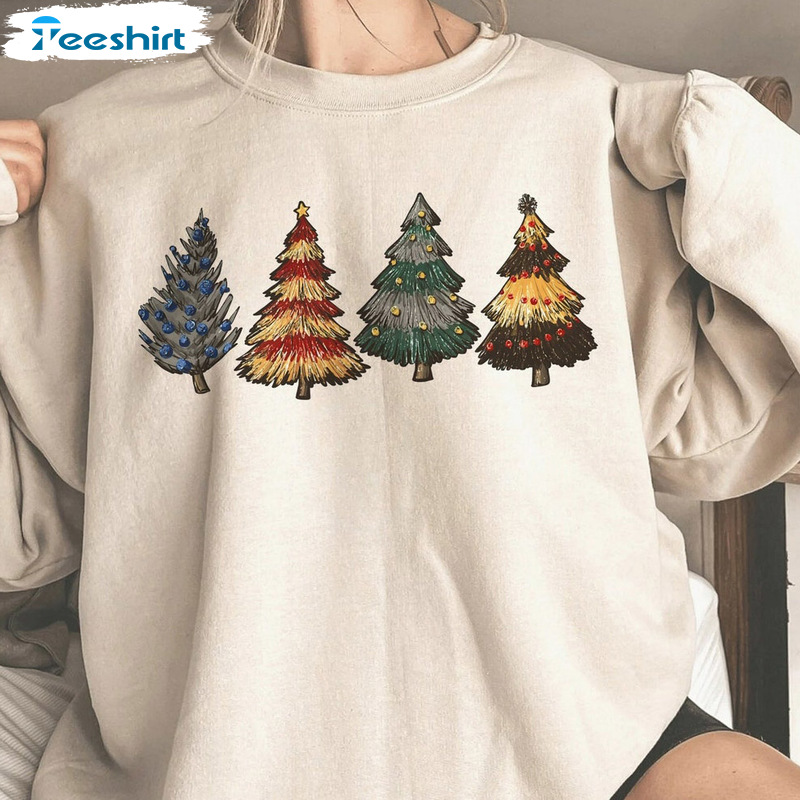 Christmas Tree Sweatshirt – Wizard House Christmas Tree Sweater Unisex T-shirt