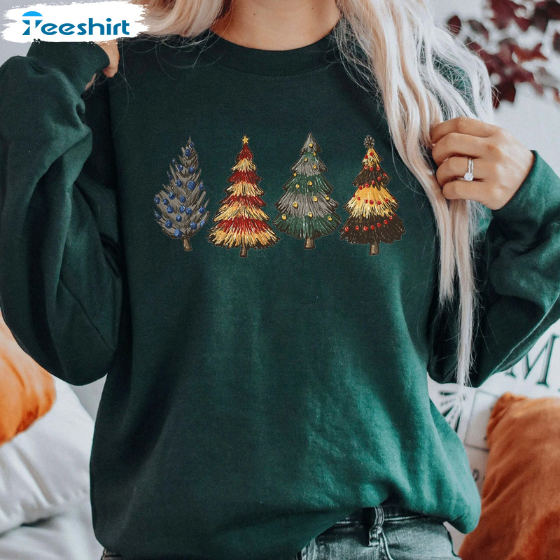 Christmas Tree Sweatshirt – Wizard House Christmas Tree Sweater Unisex T-shirt