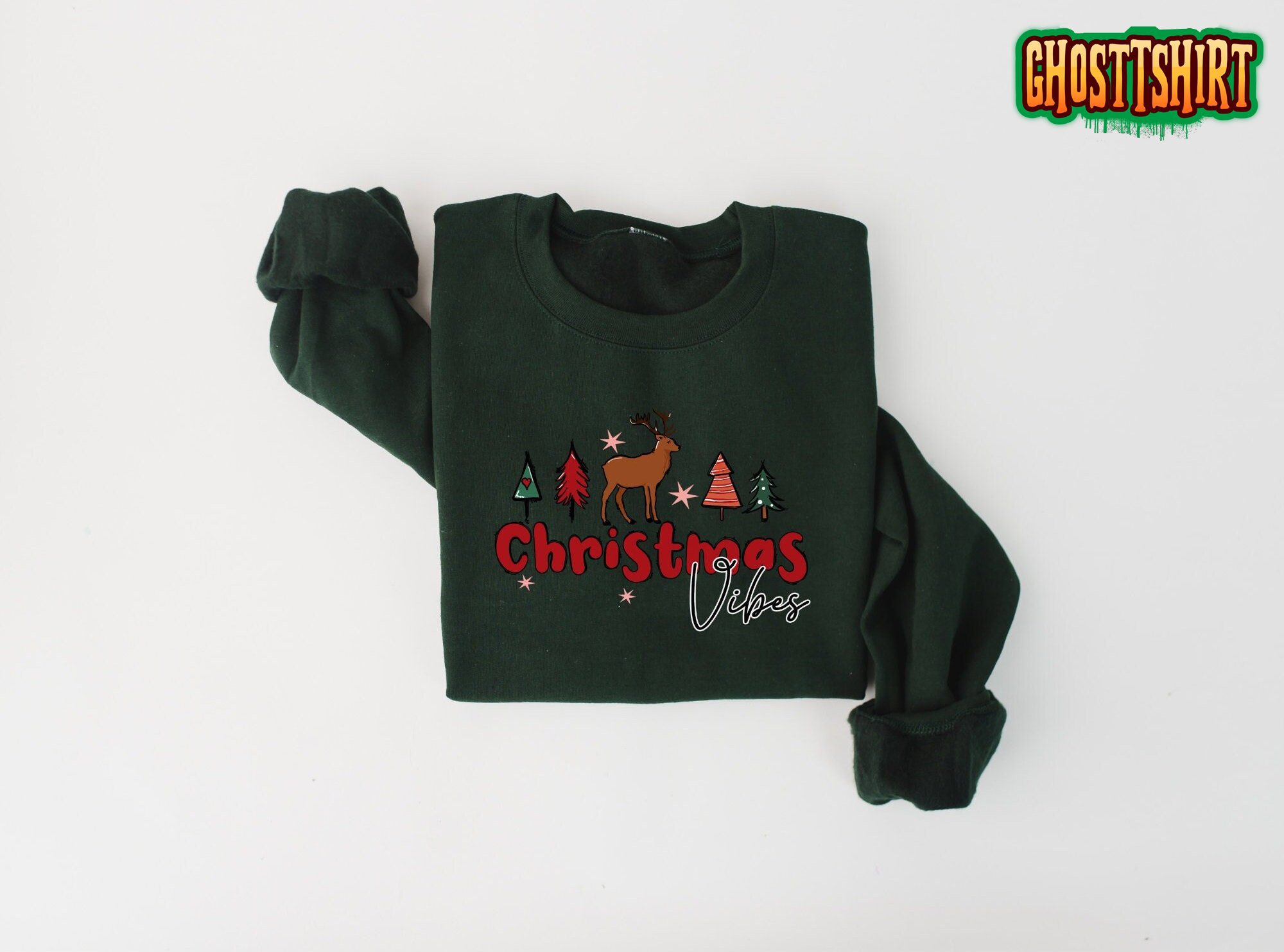 Christmas Vibes Family Party Sweatshirt