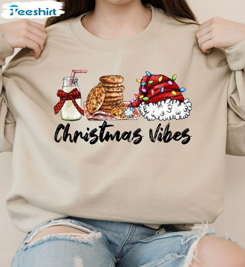 Christmas Vibes Shirt – Winter Holidays Family Matching Sweatshirt