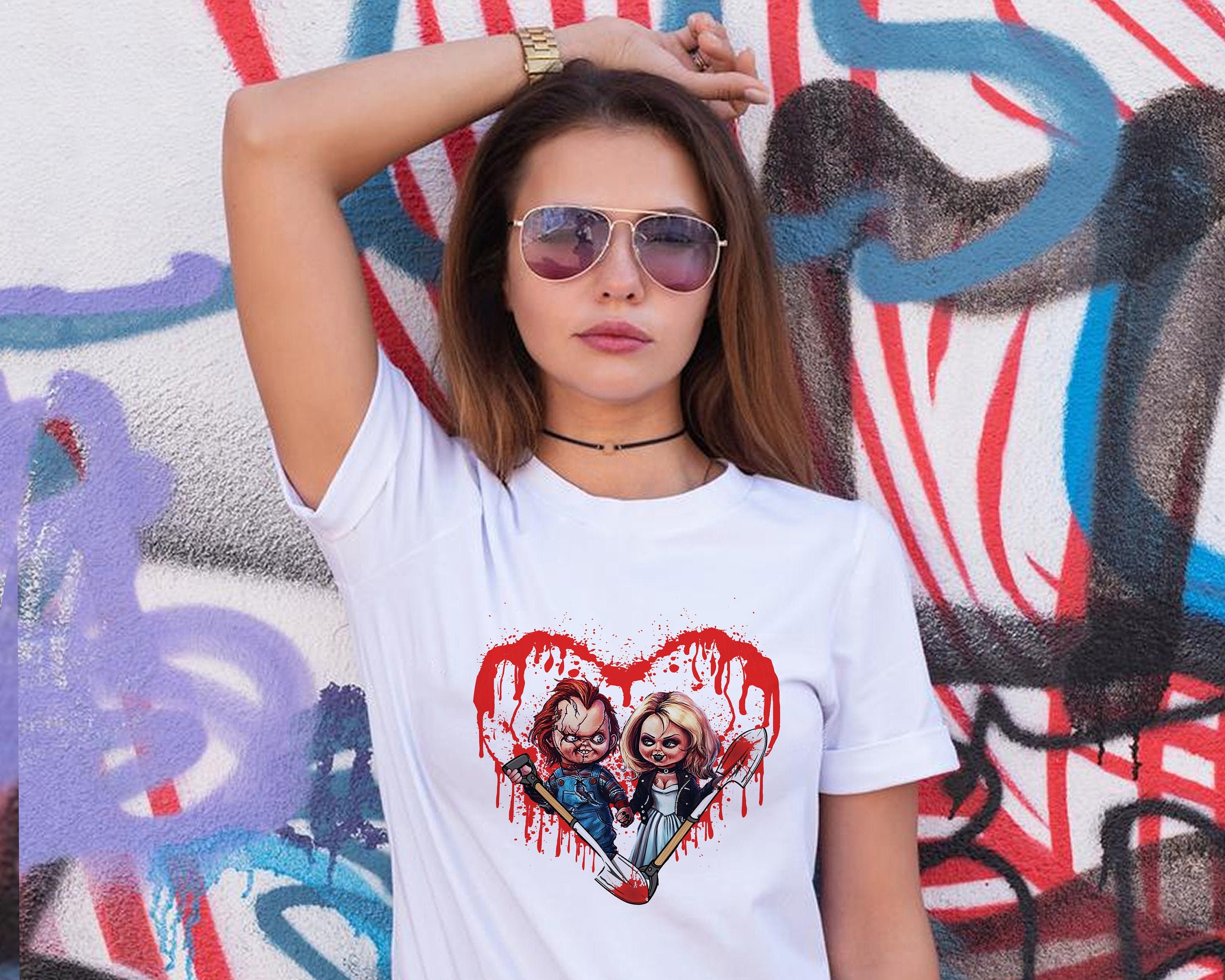 Chucky and Tiffany Love T-Shirt