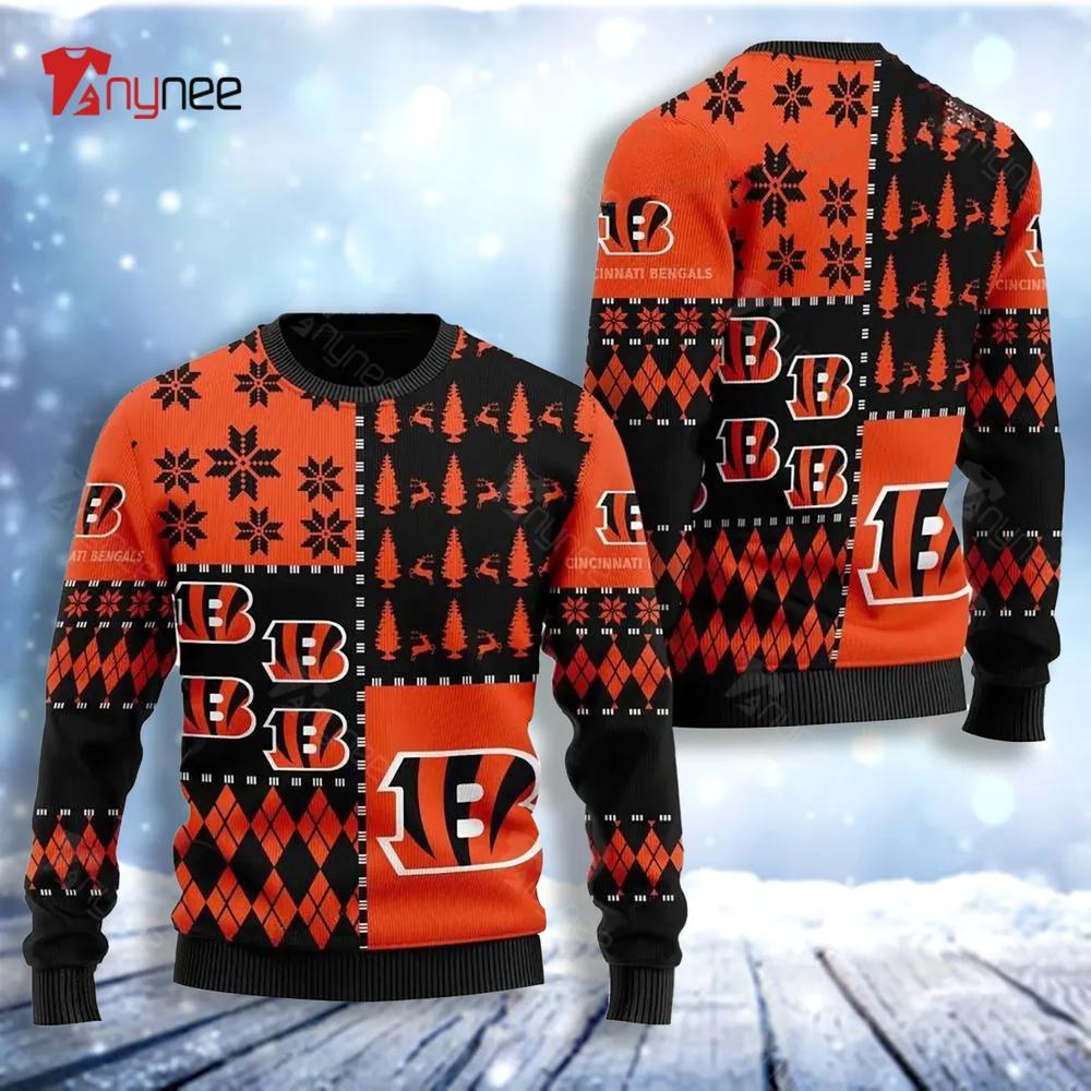 Cincinnati Bengals Best Christmas Gift For Bengals Fans Christmas Ugly Christmas Sweater- Best Christmas Gifts 2023