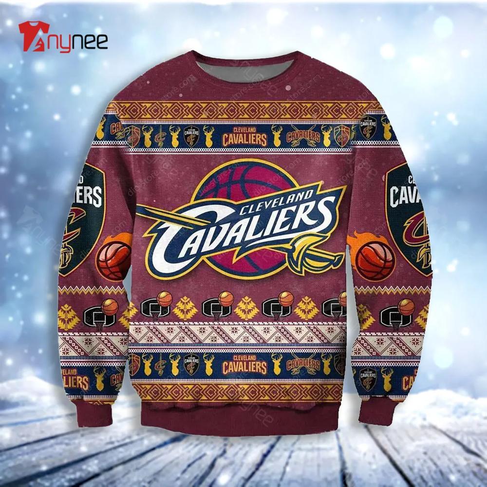 Cleveland Cavalier Christmas Ugly Christmas Sweater- Best Christmas Gifts 2023