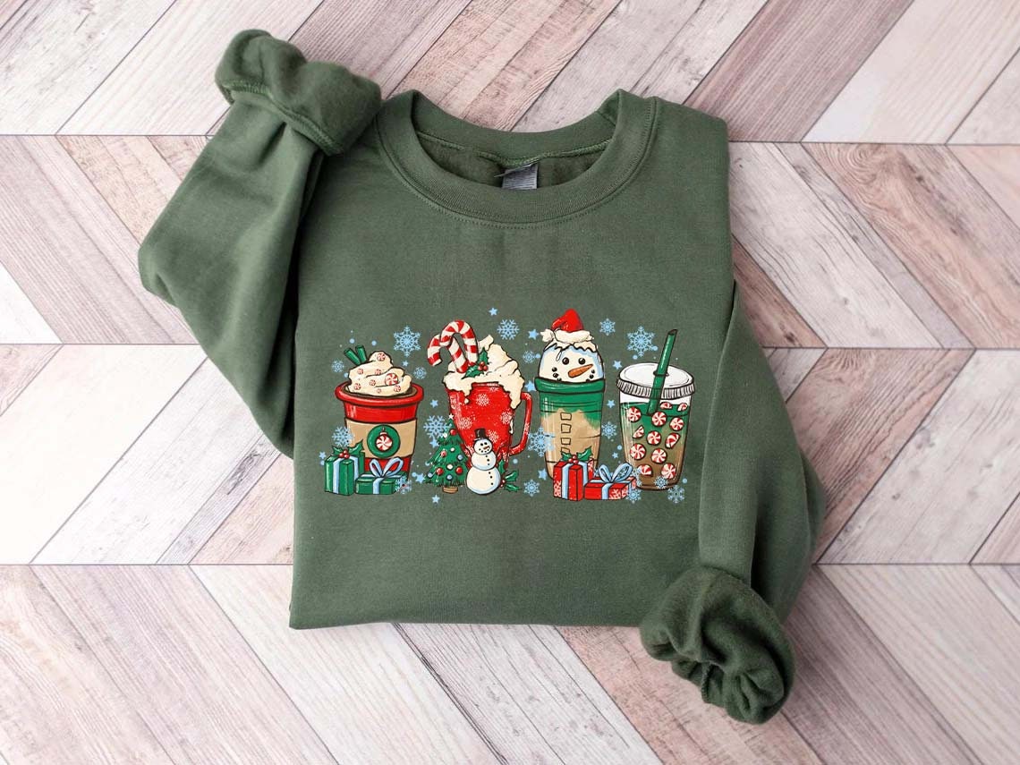 Coffee Addicted Christmas Blend Sweatshirt