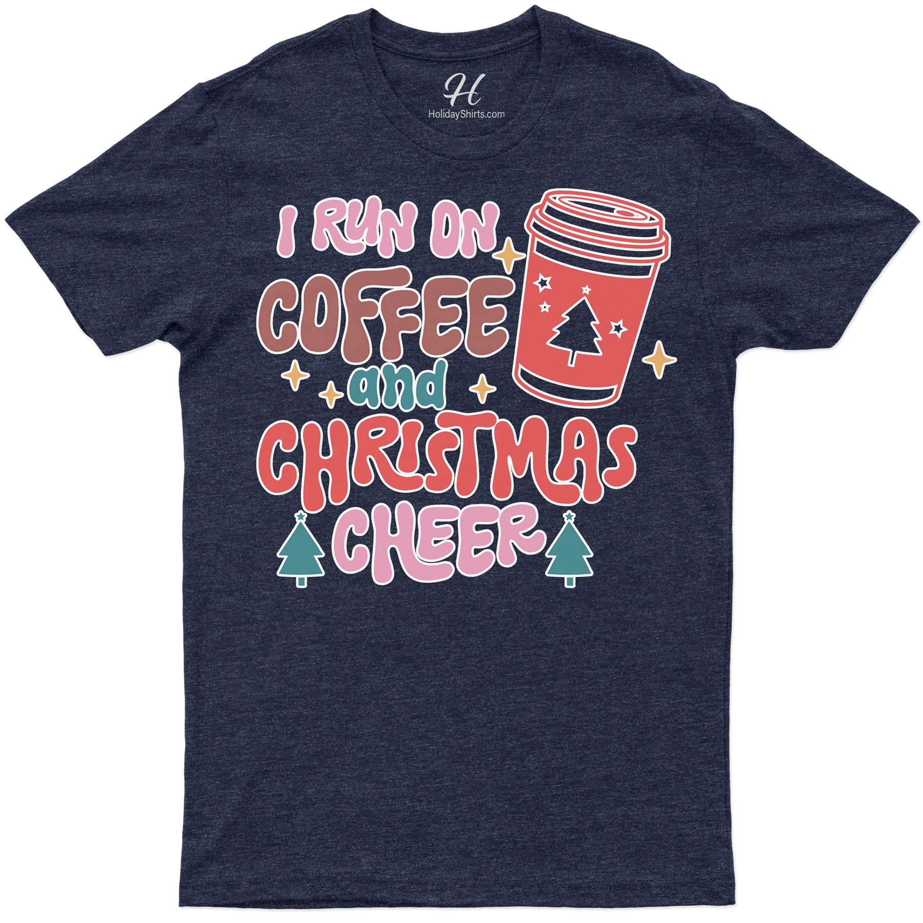 Coffee-Lover’s Festive Christmas Shirt