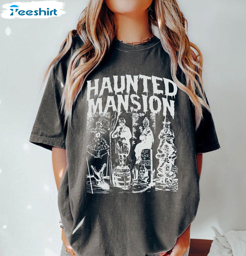 Comfort Colors The Haunted Mansion Shirt, Halloween Hoodie Unisex T-shirt