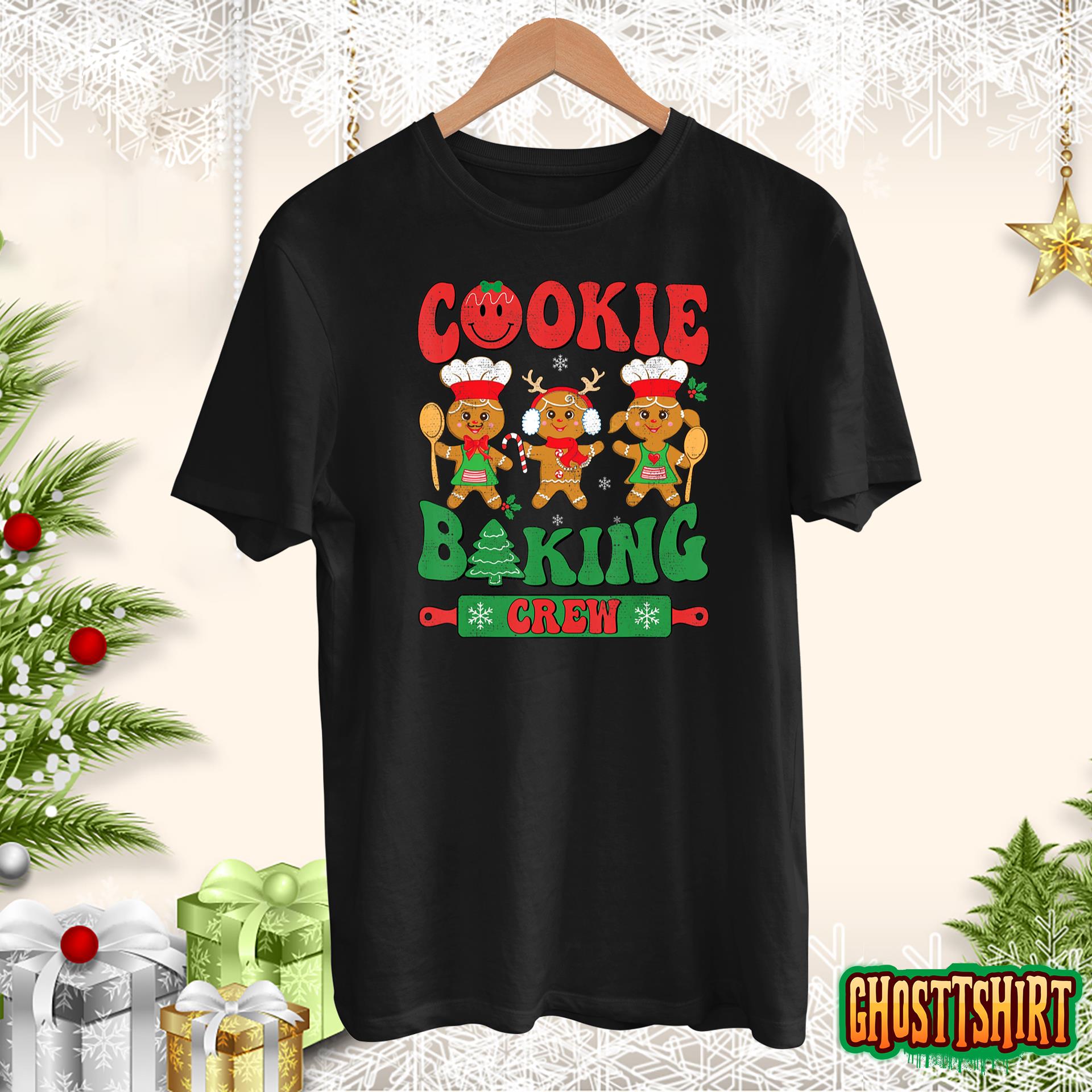 Cookie Baking Crew Family Christmas Gingerbread Team Pajamas Hoodie