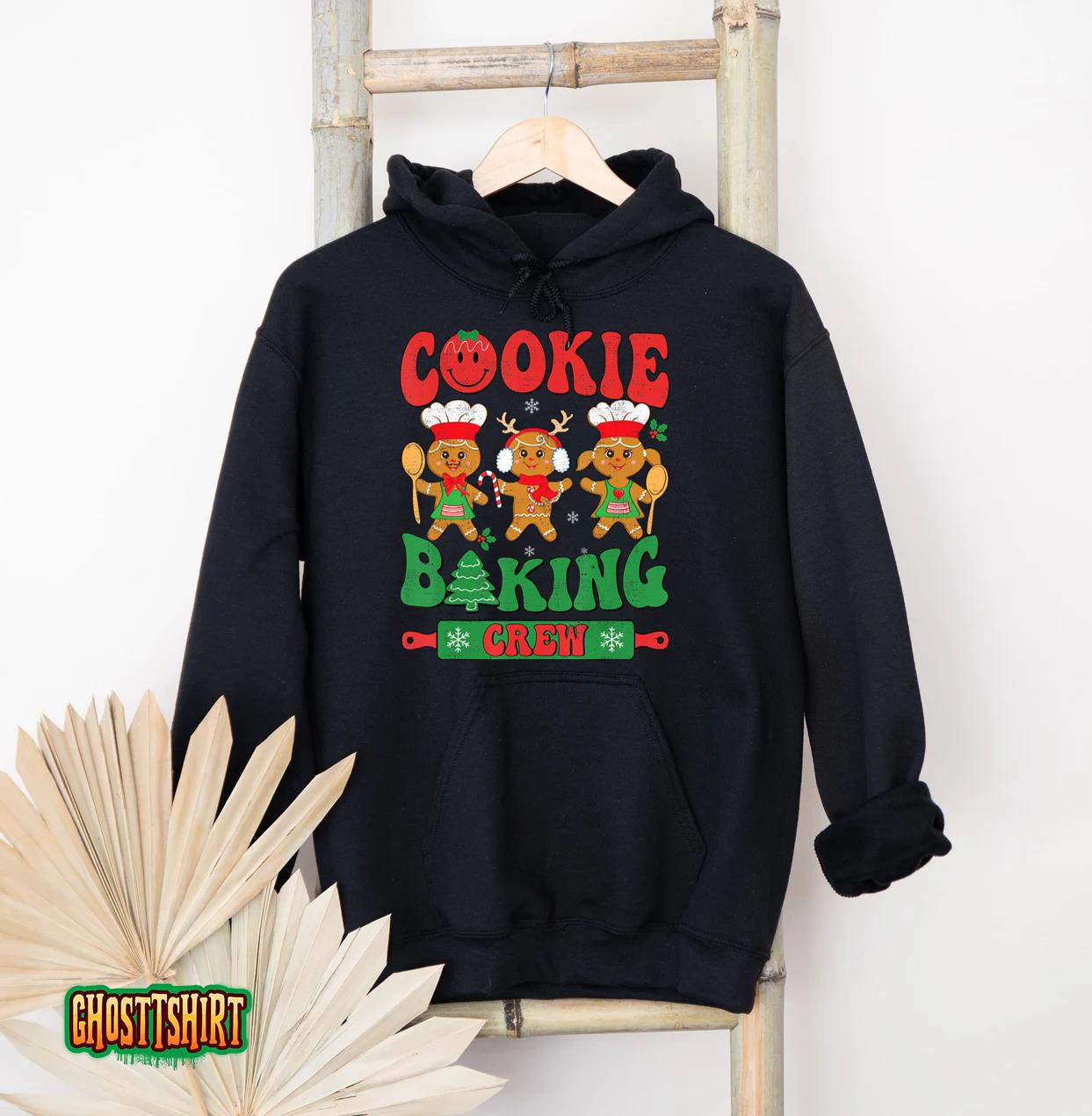 Cookie Baking Crew Family Christmas Gingerbread Team Pajamas Hoodie