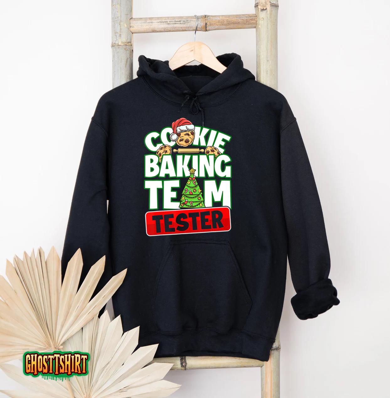 Cookie Baking Crew Shirt Christmas Cookie Baking Team Tester Hoodie