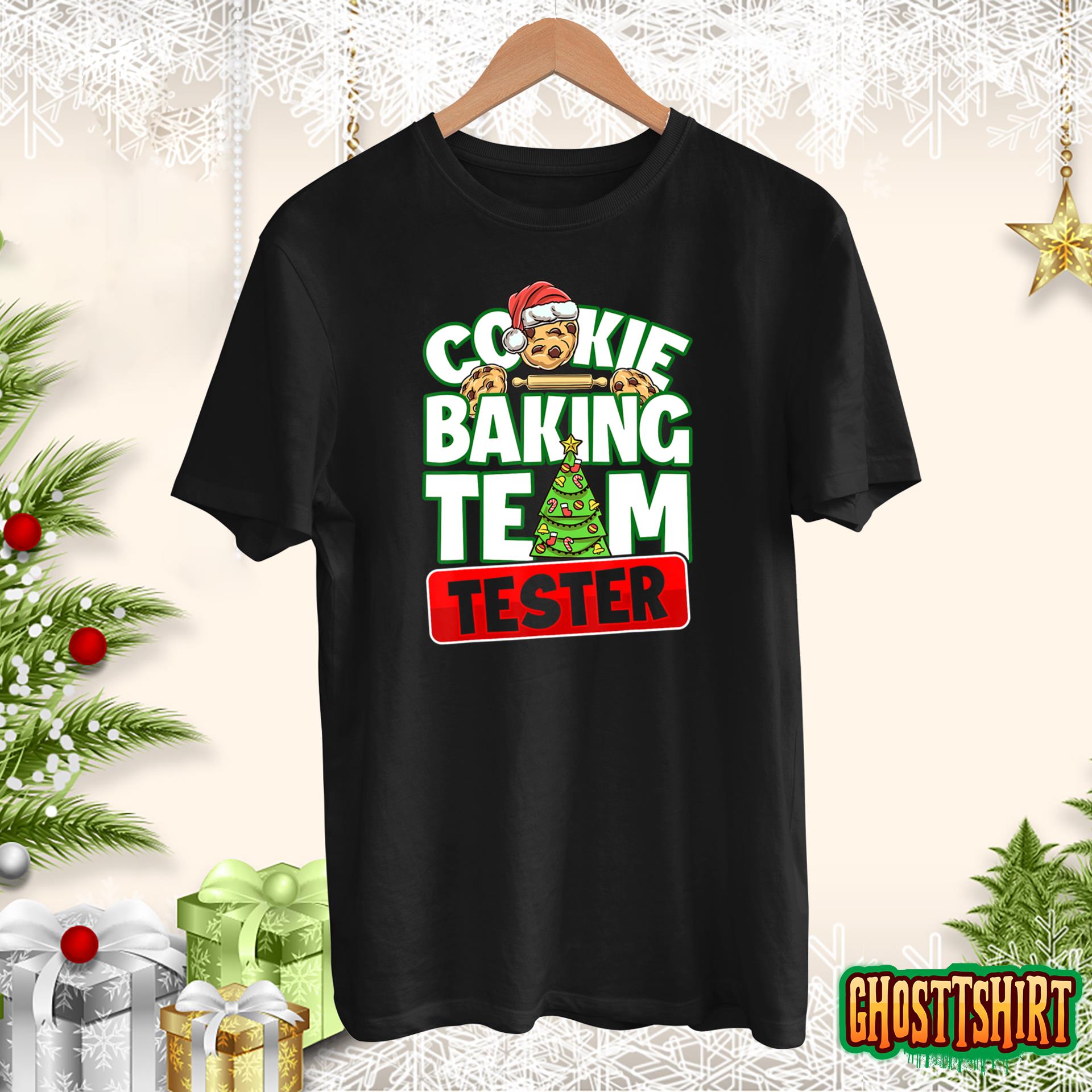 Cookie Baking Crew Shirt Christmas Cookie Baking Team Tester Hoodie