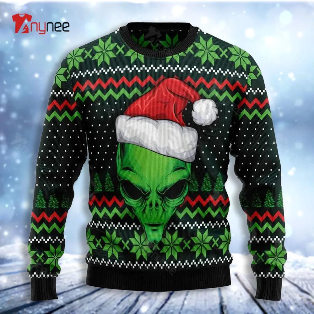 Cool Alien Ugly Christmas Sweater- Best Christmas Gifts 2023