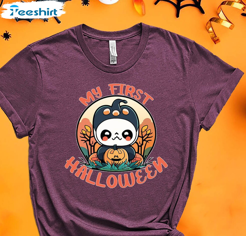 Cool Halloween Shirt, My First Halloween Funny Unisex Hoodie Tee Tops