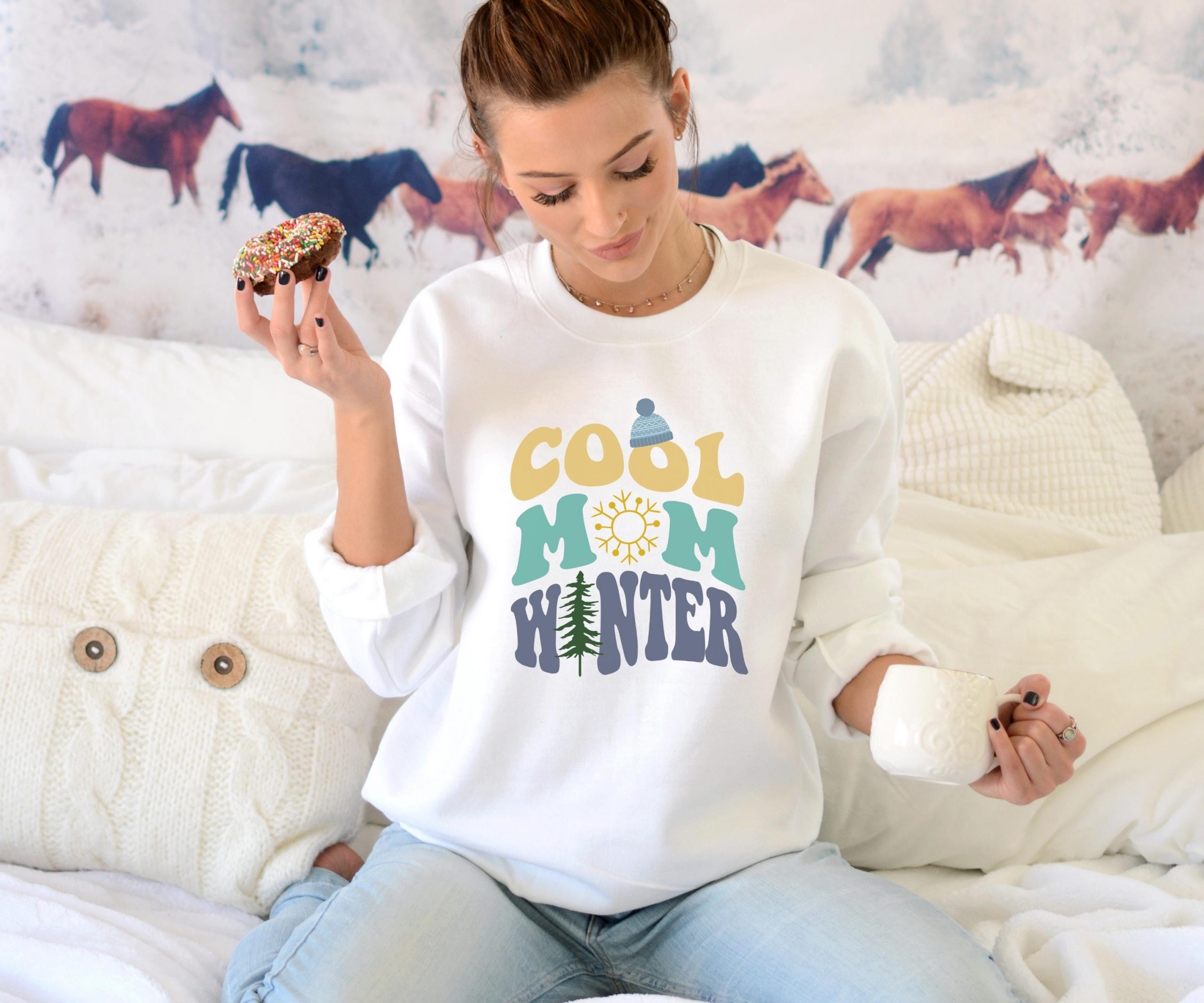 Cool Mom Winter Sweatshirt