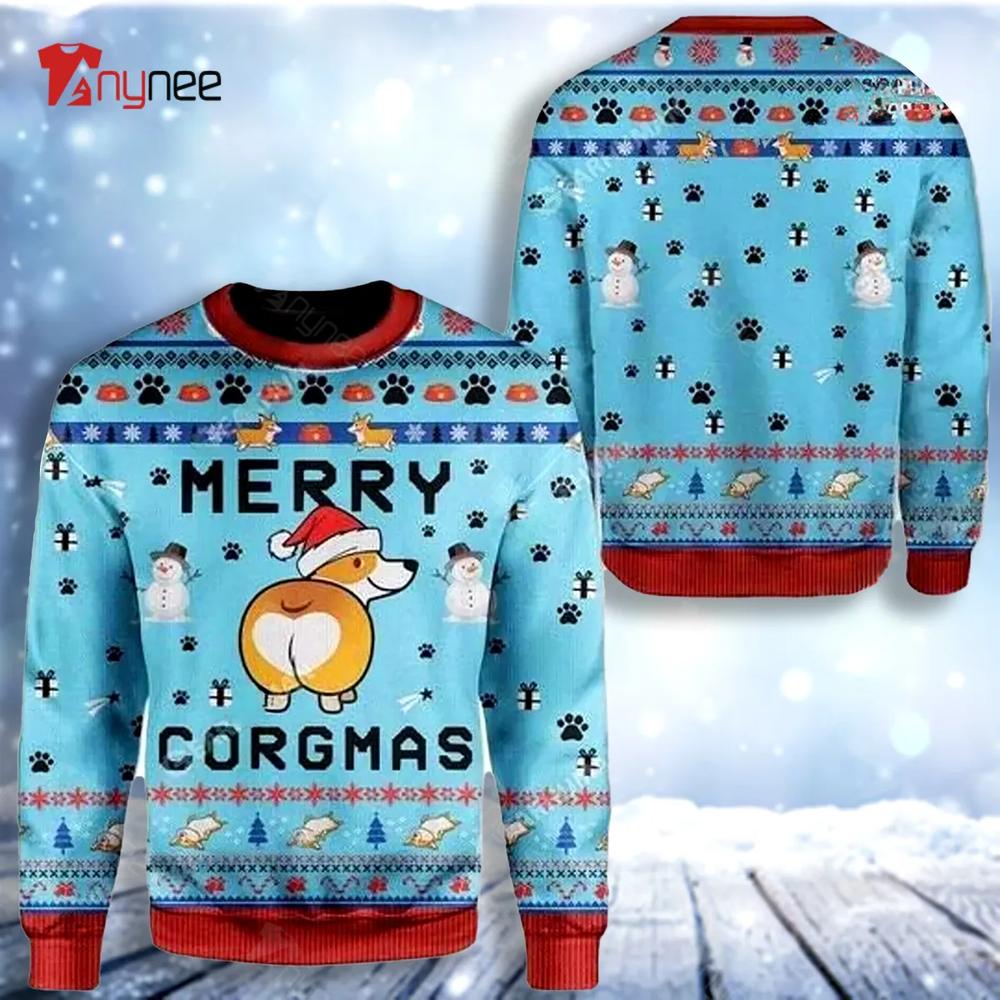 Corgi Dog Merry Corgmas For Corgi Loversed Christmas Ugly Christmas Sweater- Best Christmas Gifts 2023