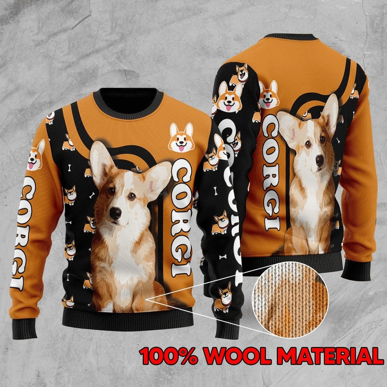 Corgi Ugly Christmas Sweater | For Men & Women | Adult | US1993- Best Christmas Gifts 2023