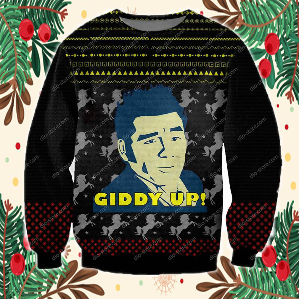 Cosmo Kramer Giddy Up 3D Print Ugly Christmas Sweater – Dio Store- Best Christmas Gifts 2023