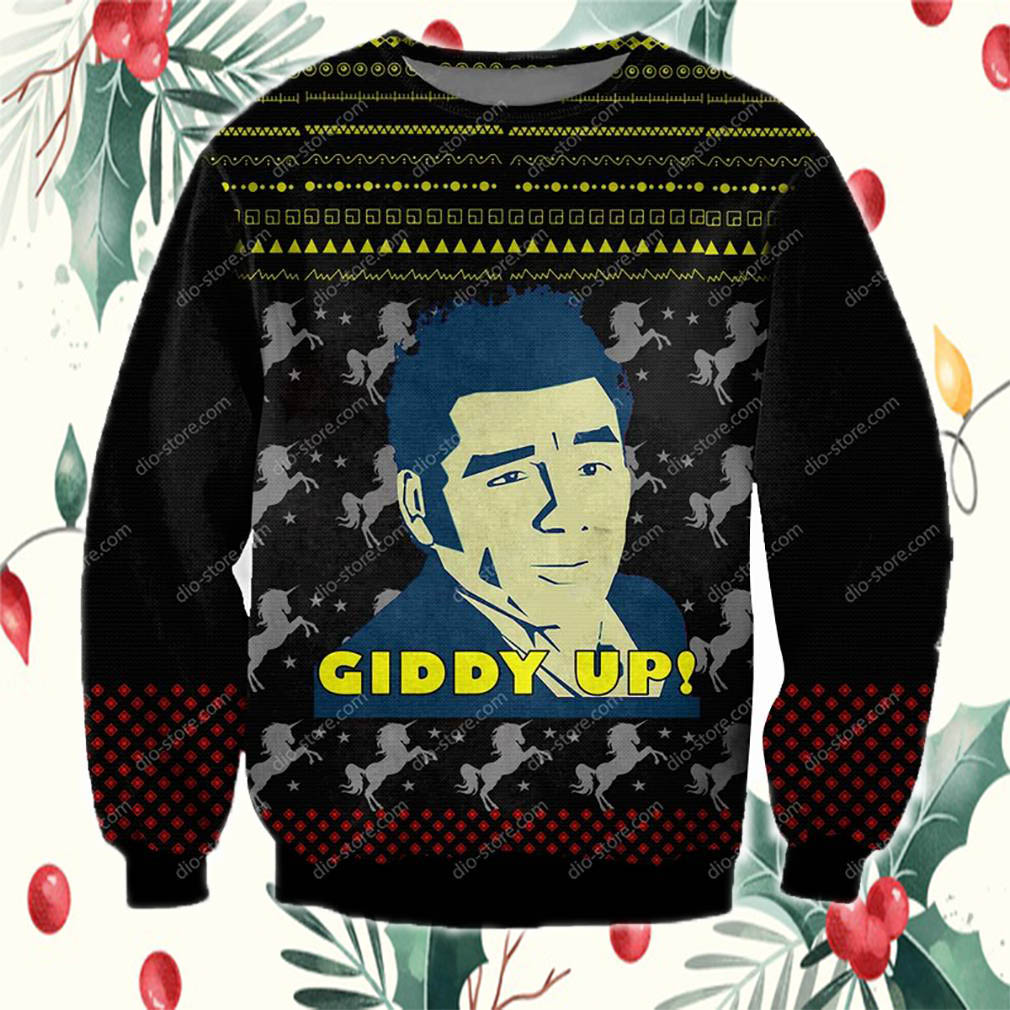 Cosmo Kramer Giddy Up 3D Print Ugly Christmas Sweater – Dio Store- Best Christmas Gifts 2023